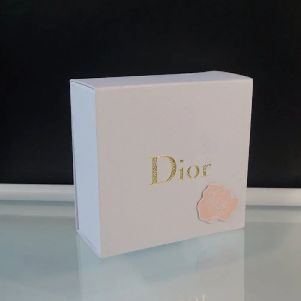 DIOR White And Gold Empty Classic Gift Storage Box